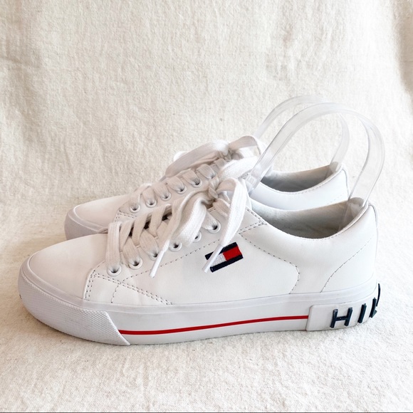 Tommy Hilfiger Shoes - HOLD!! TOMMY HILFIGER Flint 2 White Sneaker (6)